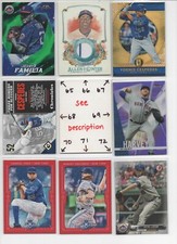 New York Mets LOADED U-PICK Serial #'d JERSEY AUTO Rookies DEGROM ALONSO WRIGHT