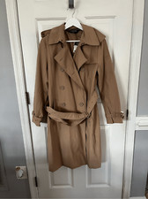 Norma Kamali Career Belted Trench in Urbane Khaki Sz M NWT