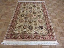 4'1 x 6'2 Hand Knotted Fine Pakistani Oriental Rug G15493