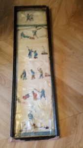 6 CHINESE Antique Rice Paper - Pith Paintings - FIGURES -19TH CENTURY