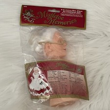 Mistletoe Memories 6 Mrs. Clause Air Freshner Doll Head W/ Crochet Pattern