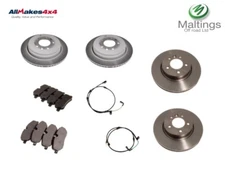 ALLMAKES 4X4 BRAKE KIT FRONT + REAR BRAKE DISCS + PADS FITS D3/RRS 2.7 