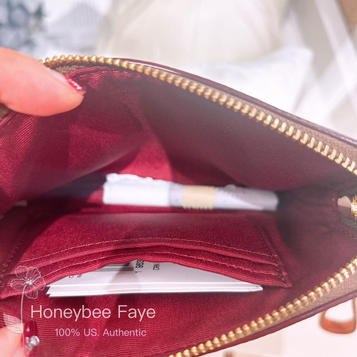 NWT Coach Corner Zip Wristlet With heart /Floral Cluster Print | eBay