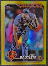 Felix Bautista 2024 Topps Series One Gold #45 Orioles