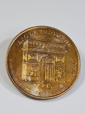 Monnaie de Paris Tourist Token Coin 2000 Arc de Triomphe Souvenir
