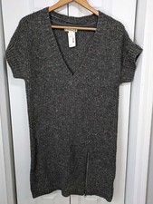 Ruff Hewn NWT Women's Size Small Gray Sweater Dress Knee Length