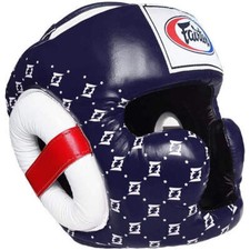 Head Guard Fairtex HG10 Super Sparring Blue Lace Cover