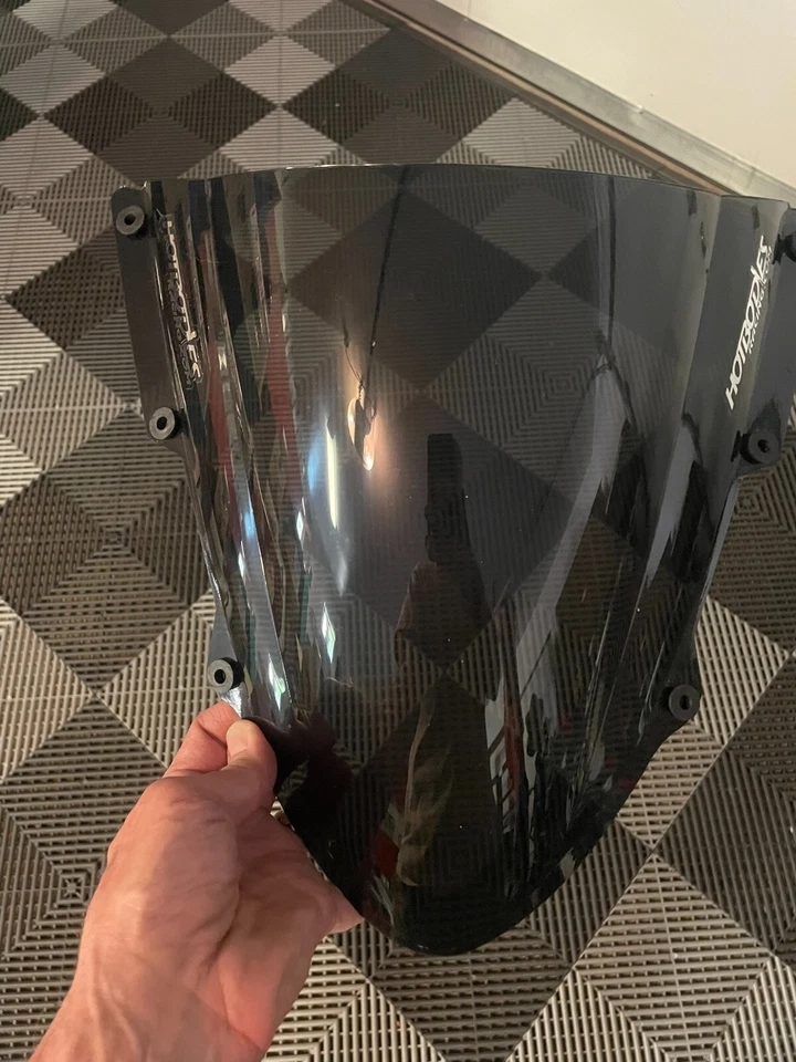 BMW S1000RR 2010 gris tintado doble burbuja hotbodies parabrisas de carreras - NUEVO Foto 2 de 3