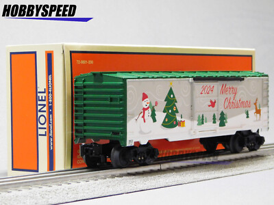 LIONEL 2024 MERRY CHRISTMAS BOXCAR O GAUGE holiday x-mas santa gifts 2428070 NEW