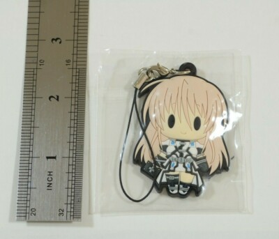 Lyrical Nanoha Lily-Strosek Rubber Keychain strap Japan Anime #A231