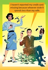 Stolen Credit Card - Nobleworks Funny Father's Day Card by Nobleworks