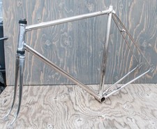 TELAIO E FORCELLA bici da strada Wilier Triestina Ramata vintage acciaio antico tour bike