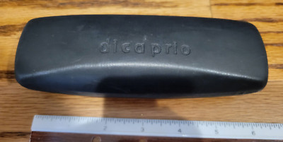 Dicaprio Hard Case Snap Closure Black Clam Shell Eyeglass Glasses Sunglasses