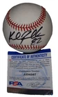 KYLE RUDOLPH signed (MINNESOTA VIKINGS OML Major League baseball PSA/DNA AL34567