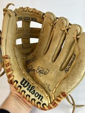 Baseball Glove Wilson 80-9837 Jim Rice RHT Pro Special Leather BrokenN 11.5     
