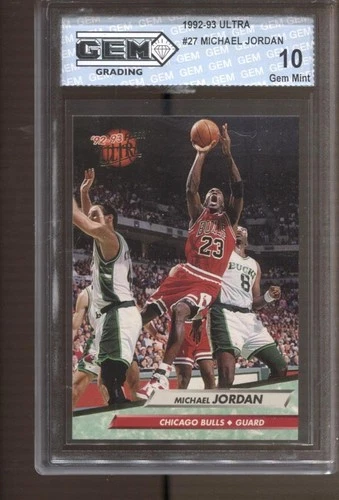 1992-93 Michael Jordan Ultra #27 Gem Mint 10 Chicago Bulls GOAT MVP HOF