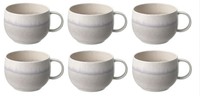 Like. By Villeroy & Boch Perlemor Sand Kaffeetasse 270Ml 6Er Set Porzellan