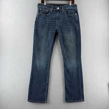 Levis Jeans Mens 32x32 Fits 32x31 Blue Denim 517 Bootcut