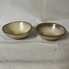 Lot of 2 Vtg Frankoma Plainsman Brown Berry Dessert Bowl 5XS Free Shipping!