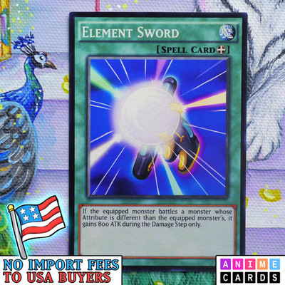 Elemental Sword ANIME EFFECT HOLO card