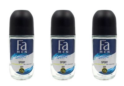 Fa Men Sport Anti-Transpirant Deo Roll-On , 3x50ml EAN5410091771676