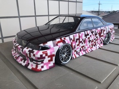 overdose 100マークII ボディ Overdose JZX100 Mark2 RC Car Body Only Drift High Detail Racing
