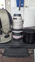 Canon EF 100-400mm f/4.5-5.6L IS USM Telephoto Zoom Lens - Hood Case Caps-Tested