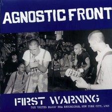 VINYL Agnostic Front - First Warning: The United Blood Era Recordings, New York