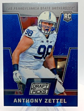 2016 Panini Collegiate Draft Picks Football Anthony Zettel #236 (RC) Prizm
