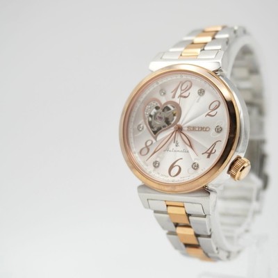 SEIKO LUKIA Automatic Watch SSVM022 Open Heart Design | eBay