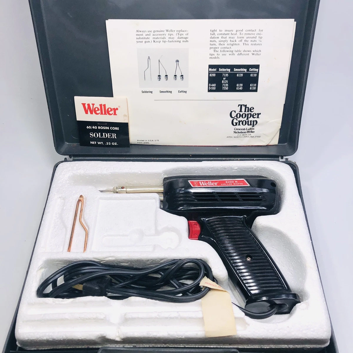 (未使用･未開封品)　Weller 8200とD550用切断こて先 6150 ar3p5n1 未使用・未開封品) Weller 8200とD550用切断こて先 6150 ar3p5n1