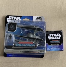 STAR WARS REBELS Micro Galaxy Squadron TIE Defender w  Pilot Series 9 IN HAND