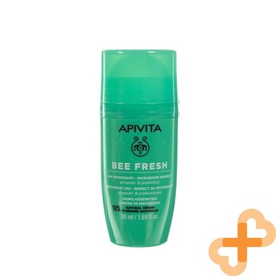 APIVITA BEE FRESH Deodorant Roll-On 50Ml 24H Schutz Probiotika Propolis