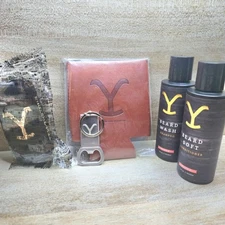 Wild Willies Yellowstone Cowboy Beard Grooming Kit 5 Pc Gift Set Travel Size New