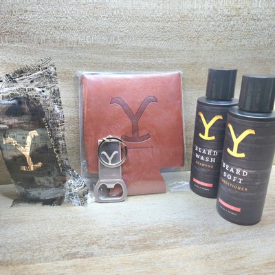 Wild Willies Yellowstone Cowboy Beard Grooming Kit 5 Pc Gift Set Travel Size New