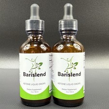2-Pack Barislend Ketone Liquid Drops 2oz Dietary Supplement Exp. 02/2027