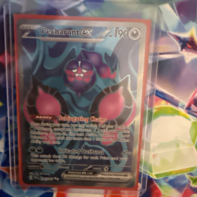085 064 pokemon card Pokemon TCG Pecharunt EX 085/064 Ultra Rare Scarlet & Violet Shrouded Fable
