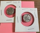 (4) U.S. MERCURY DIMES .90 SILVER • 1940D, 1942D, 1942D, & 1942S 🟡⭐️