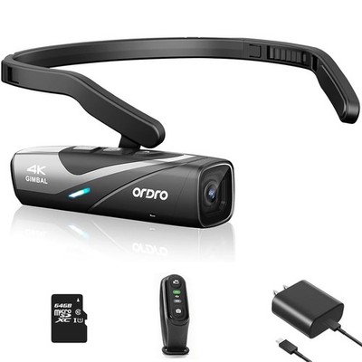 ORDRO EP8 4K Head-Mounted Camera 2-Axis Gimbal WiFi SONY STARVIS CMOS Sensor