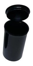 30 Dram Black Pop Top Bottle - BPA Free, Smell Proof Containers 150/case