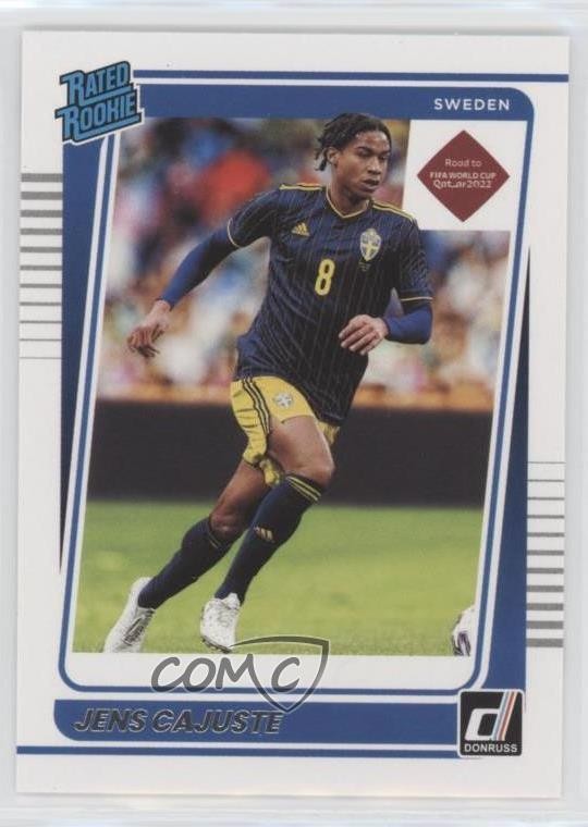 2021-22 Panini Donruss Road to Qatar Rated Rookie Jens-Lys Cajuste #191 z6b