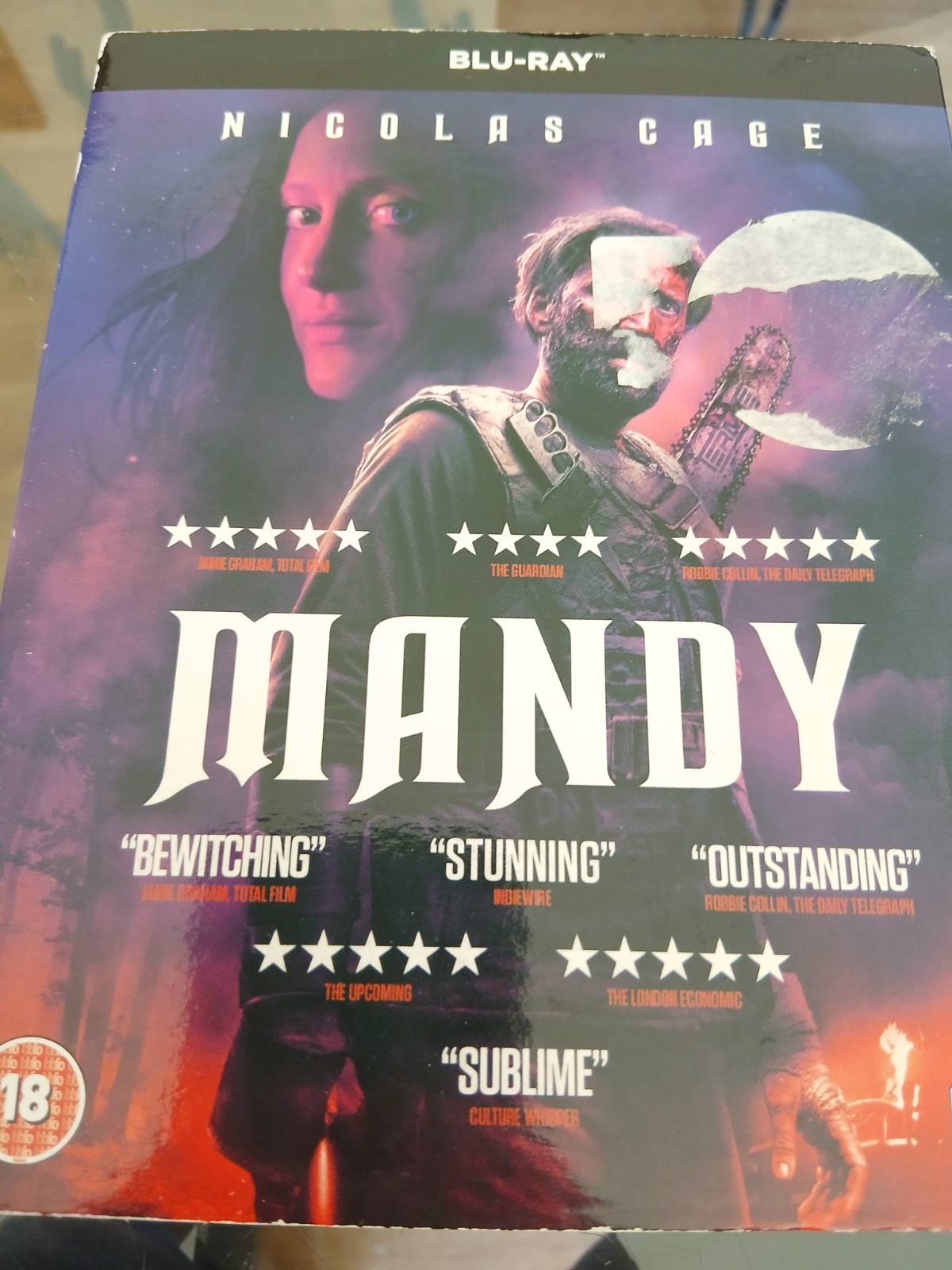 Mandy (Blu-ray, 2021) UK RELEASE VGC Nicholas Cage Free Speedy UK Postage