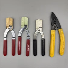 Lot of 4 Clauss No-Nik Fiber Optic Tool Kit 203, .008, .028 And CFS-2 Strippers