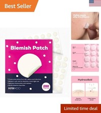 Invisible Hydrocolloid Pimple Patches - 288 Count for Clear, Blemish-Free Skin