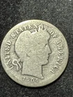 1904-s Barber Dime, Better Date, Scratched Reverse, Free shipping