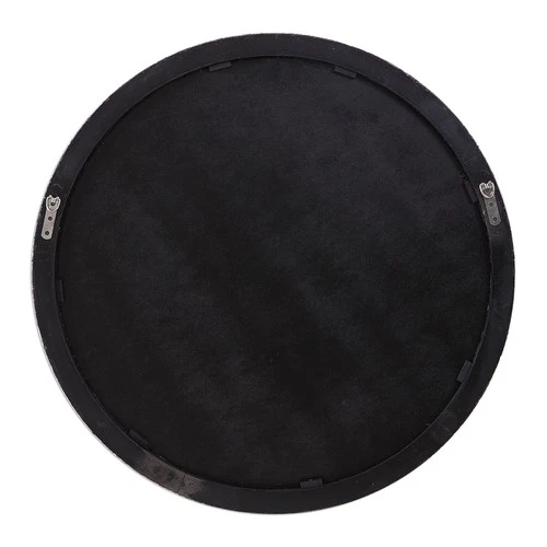 Uttermost 09459 Gold Wayde 30" Diameter Wood Bark Framed Beveled Round Mirror - Picture 2 of 5