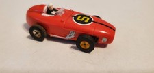 Aurora HO 1960 Thunder Jet TJet Indy Racer Gran Prix Red 5 Slot Car Vintage