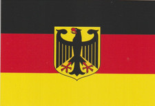 Flagge - Deutschland Flagge Aufkleber - Neu