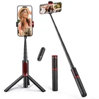 Selfie Stick Tripod, 3-in-1 Extendable Aluminum Phone Tripod with