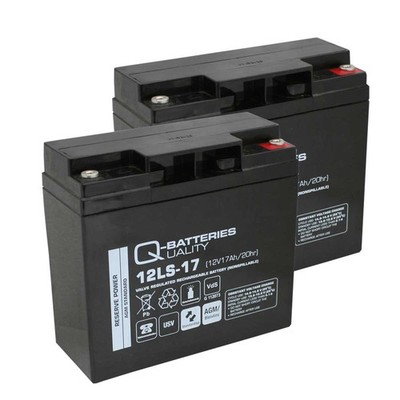 Ersatzakku für Brandmeldezentrale Siemens FH2003-A1 2 x AGM Batterie 12V 17Ah mi